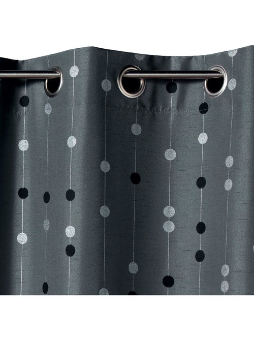 Tenda in shantung con motivo a palline intrecciate - Kiabi Tenda in shantung con motivo a palline intrecciate - Kiabi