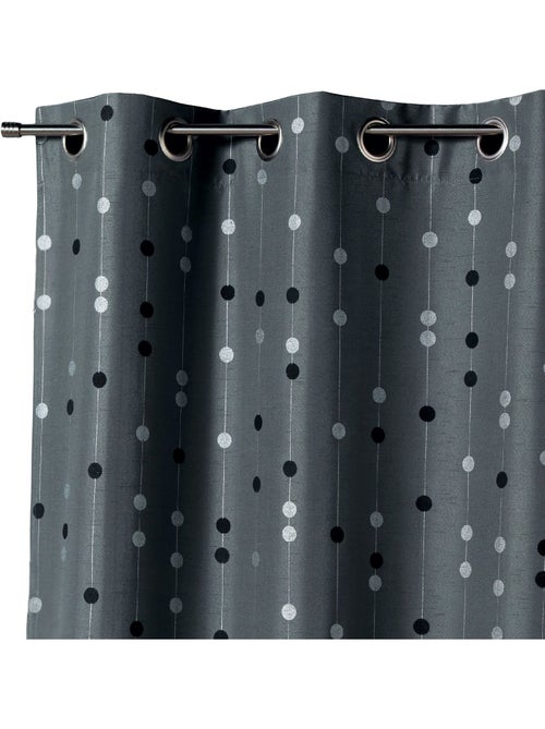 Tenda in shantung con motivo a palline intrecciate - Kiabi Tenda in shantung con motivo a palline intrecciate - Kiabi