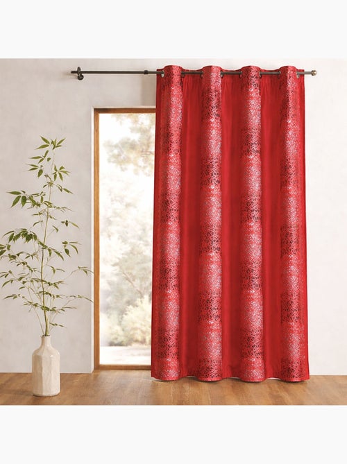 Tenda in shantung ricamato con fasce di motivi etnici - Kiabi Tenda in shantung ricamato con fasce di motivi etnici - Kiabi