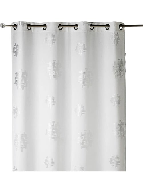 Tenda in shantung stampato argento - Kiabi Tenda in shantung stampato argento - Kiabi