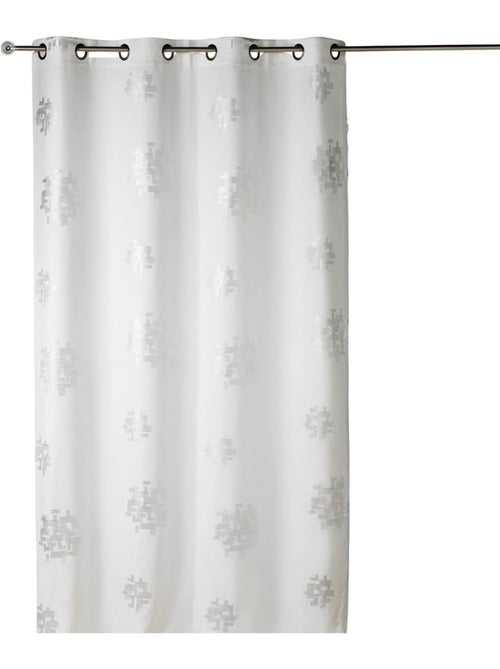 Tenda in shantung stampato argento - Kiabi Tenda in shantung stampato argento - Kiabi