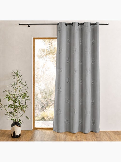 Tenda in shantung stampato argento - Kiabi Tenda in shantung stampato argento - Kiabi