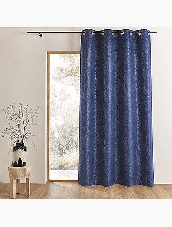 Tenda in similpelle stampata con riflessi argentati