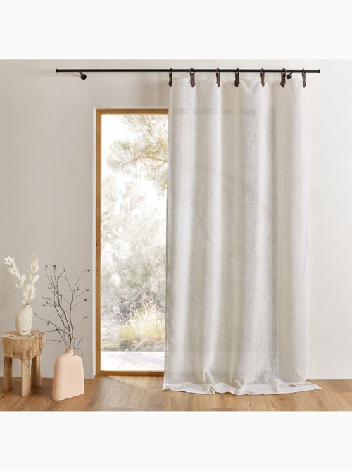 Tenda in tessuto polilineare con anelli effetto pelle sulle gambe - Kiabi