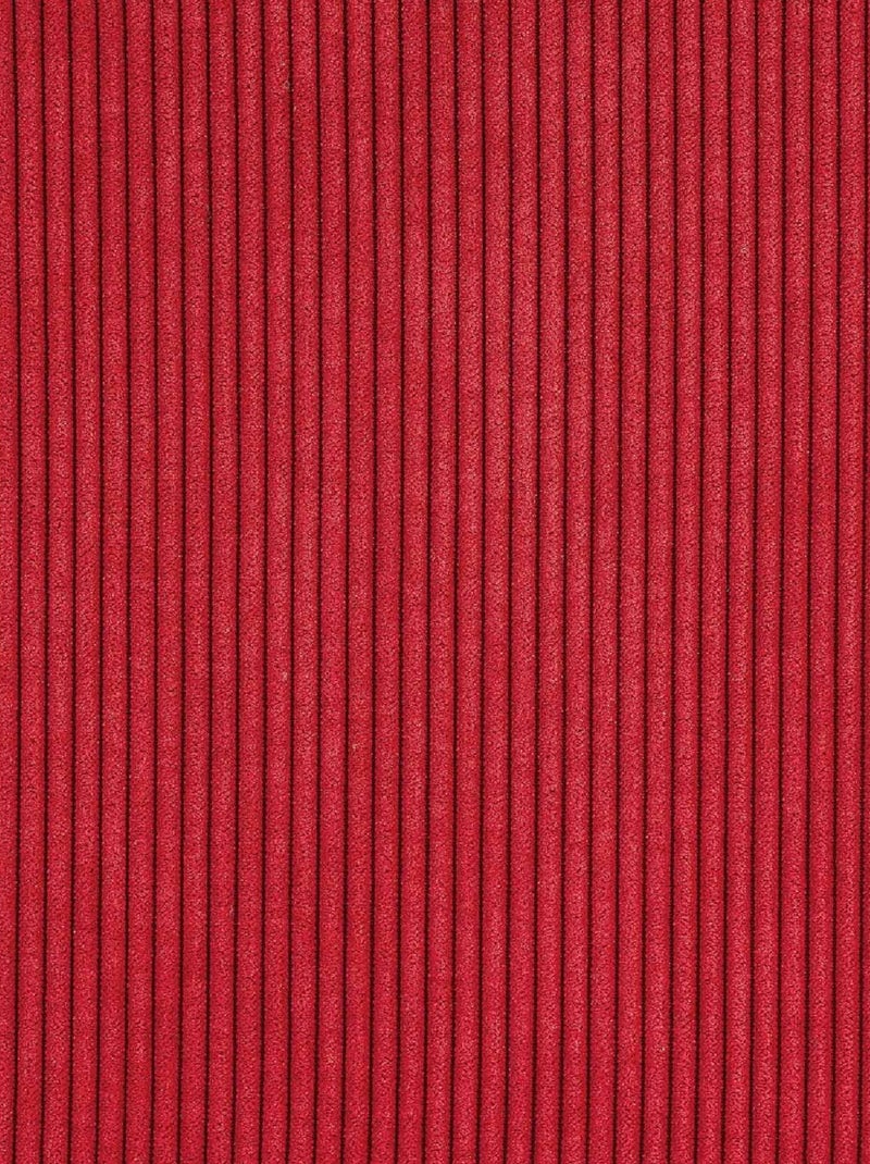 Tenda in velluto a coste oscurante e isolante Rosso - Kiabi