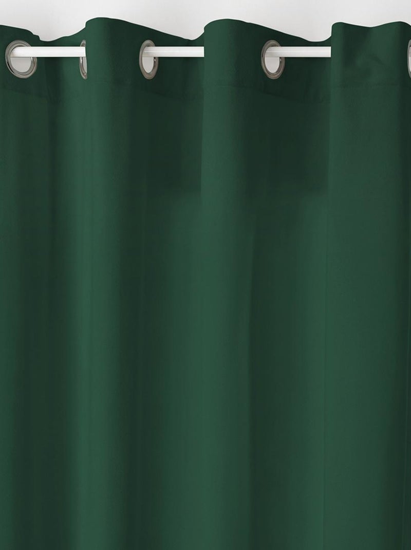 Tenda in velluto effetto spazzolato Verde - Kiabi