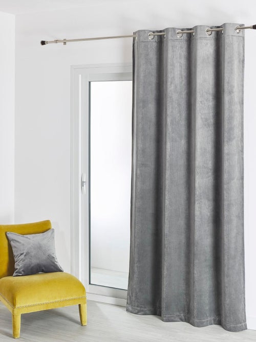 Tenda in velluto infeltrito a tinta unita - Kiabi