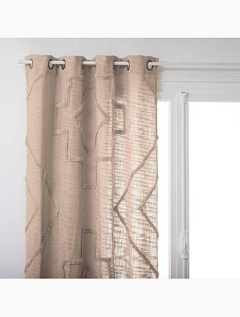 Tenda inca in cotone bianco avorio 130x260cm