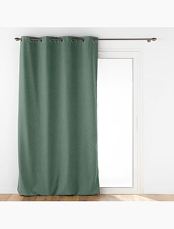Tenda isolante a tinta unita con occhielli