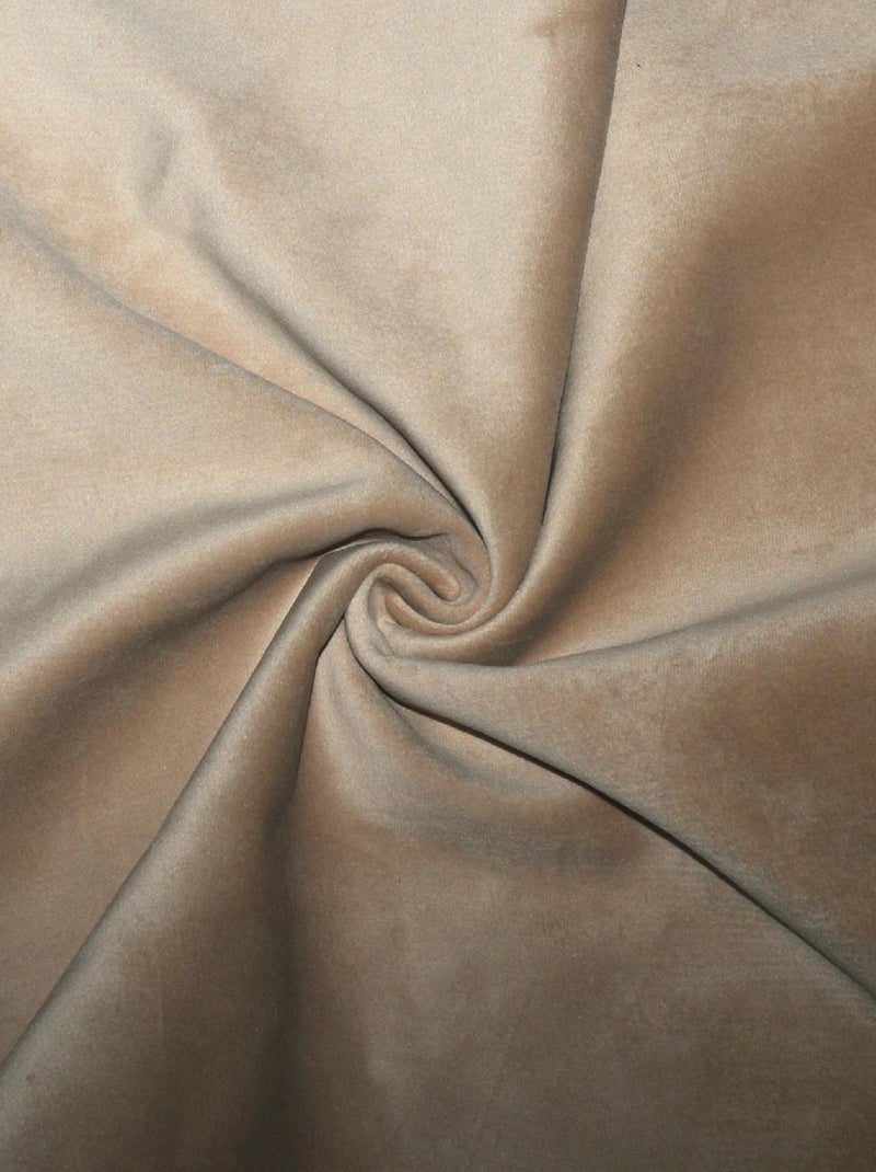 Tenda isolante e oscurante in velluto foderato in pile Beige - Kiabi