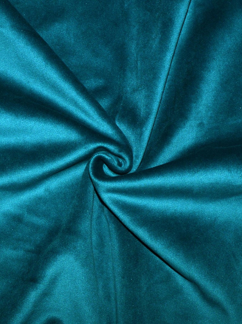 Tenda isolante e oscurante in velluto foderato in pile Blu pavone - Kiabi