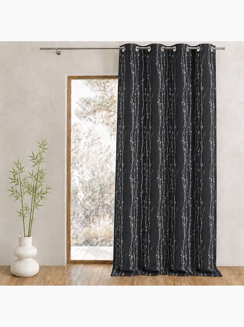 Tenda isolante in jacquard con stampa di radici - Kiabi Tenda isolante in jacquard con stampa di radici - Kiabi