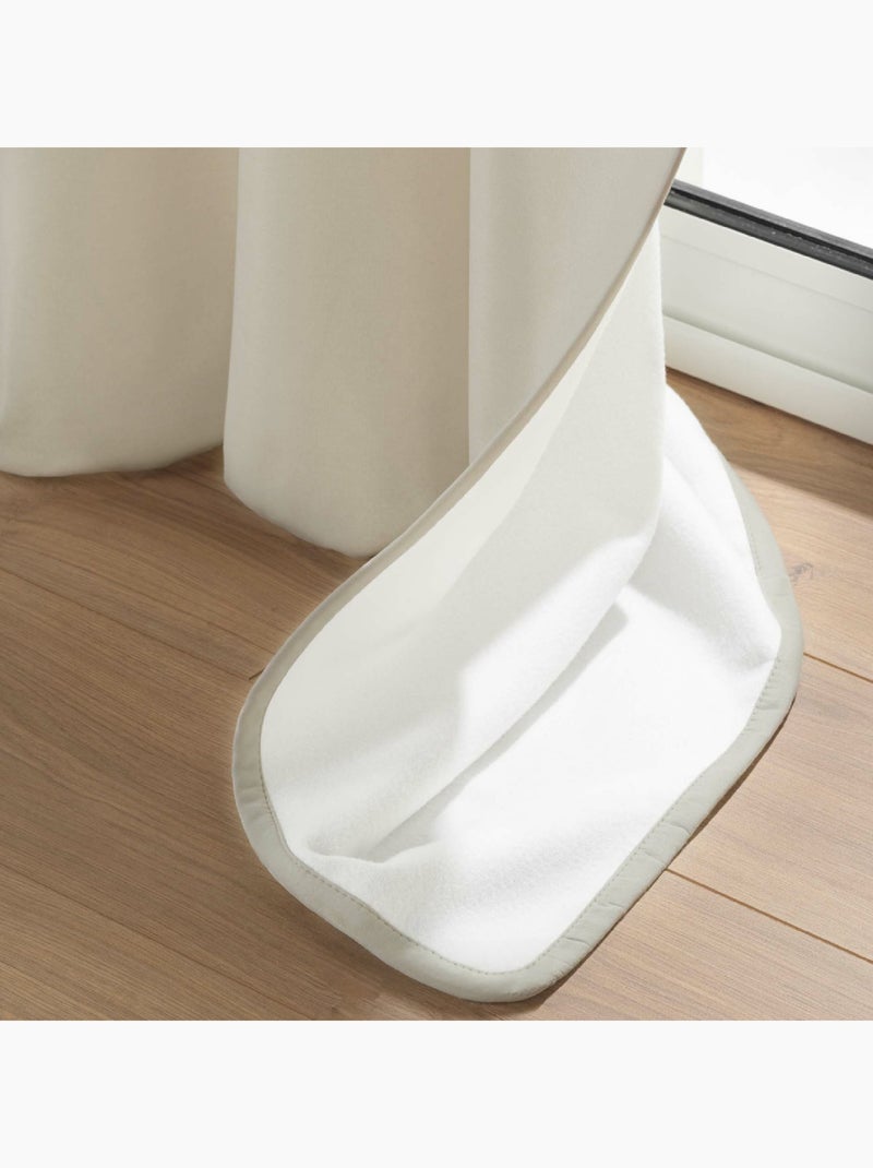 Tenda isolante termica  a tinta unita Beige chiaro - Kiabi
