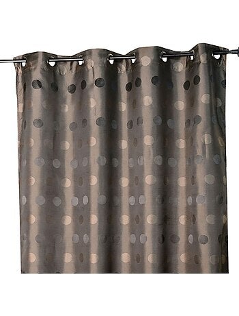 Tenda jacquard a pois tono su tono
