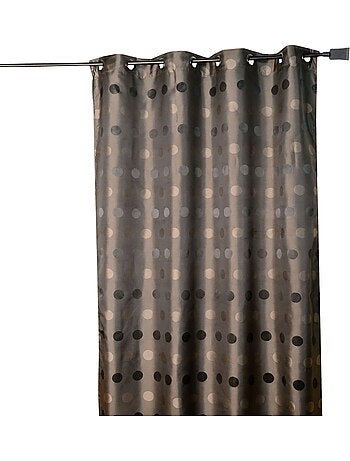 Tenda jacquard a pois tono su tono