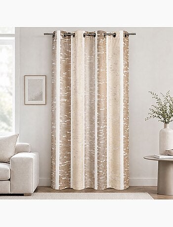 Tenda jacquard a righe verticali colorate