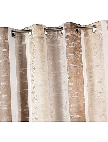 Tenda jacquard a righe verticali colorate
