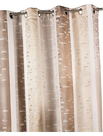 Tenda jacquard a righe verticali colorate