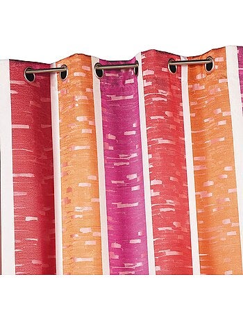 Tenda jacquard a righe verticali colorate