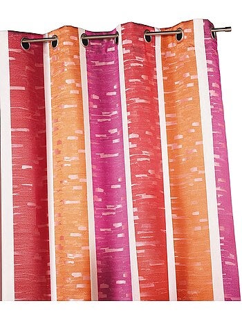Tenda jacquard a righe verticali colorate