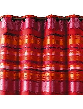 Tenda jacquard colorata a righe