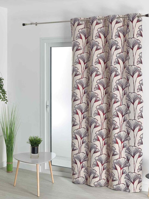 Tenda jacquard con fiori di Gingko - Kiabi