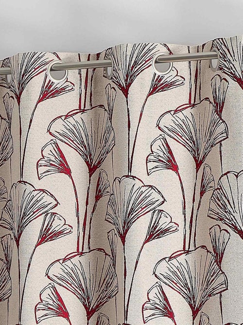 Tenda jacquard con fiori di Gingko - Kiabi