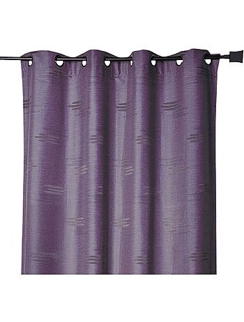 Tenda jacquard con forme geometriche e occhielli
