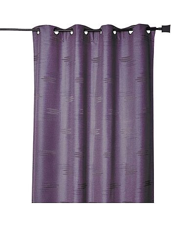 Tenda jacquard con forme geometriche e occhielli