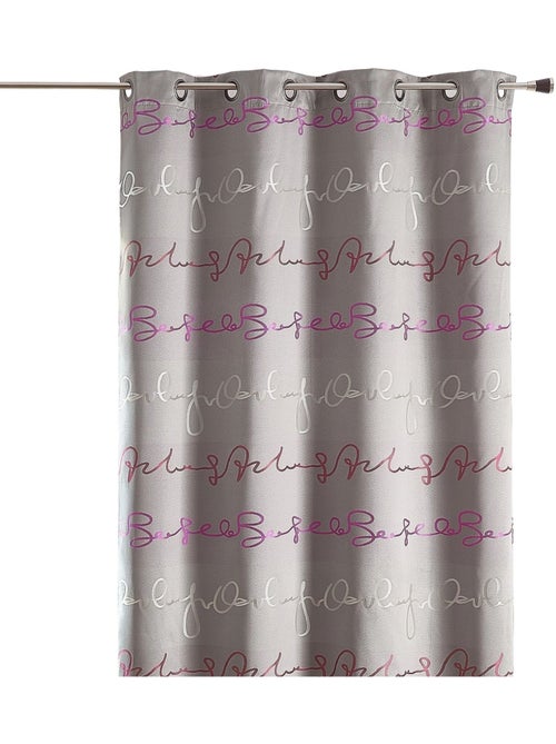 Tenda jacquard con motivi a caratteri di scrittura - Kiabi Tenda jacquard con motivi a caratteri di scrittura - Kiabi
