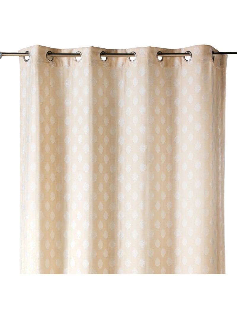Tenda jacquard con motivi arrotondati, peso Avorio - Kiabi