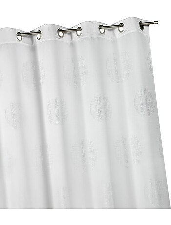Tenda jacquard con motivi circolari sfumati