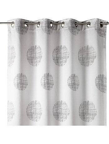 Tenda jacquard con motivi circolari sfumati