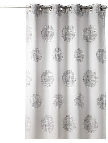 Tenda jacquard con motivi circolari sfumati