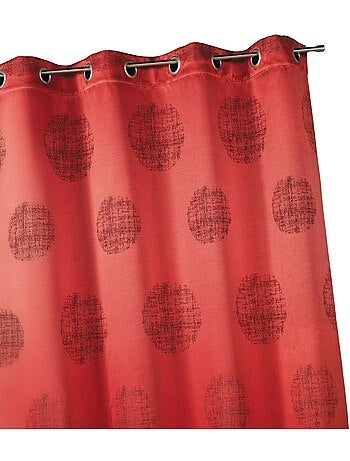 Tenda jacquard con motivi circolari sfumati