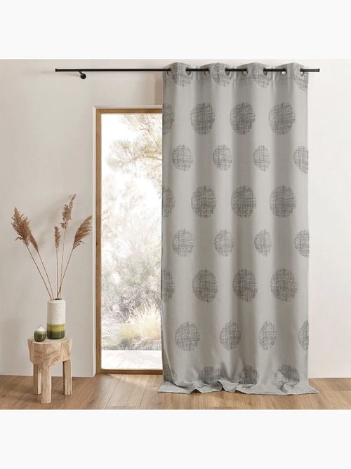 Tenda jacquard con motivi circolari sfumati - Kiabi Tenda jacquard con motivi circolari sfumati - Kiabi