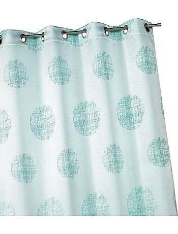 Tenda jacquard con motivi circolari sfumati