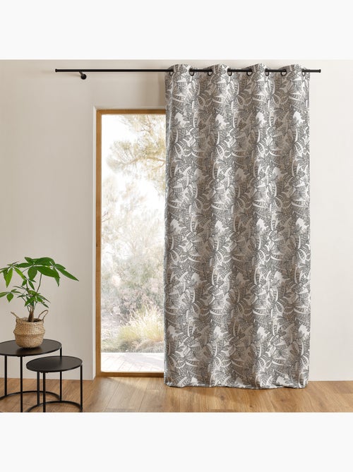 Tenda jacquard con motivi vegetali - Kiabi
