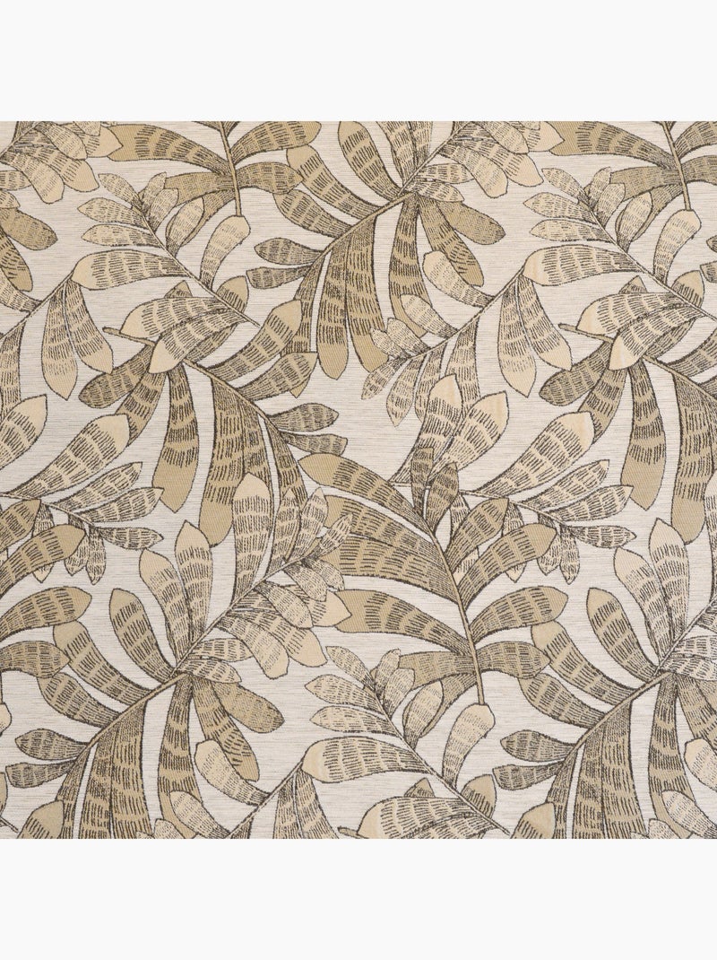 Tenda jacquard con motivi vegetali Legno naturale - Kiabi