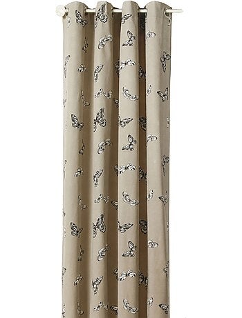 Tenda jacquard con motivo a farfalle