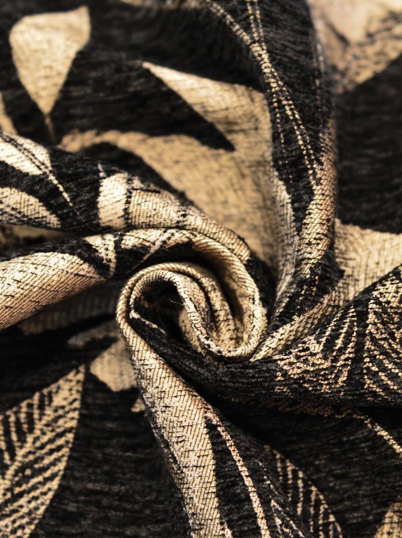 Tenda jacquard con motivo a giungla Nero - Kiabi