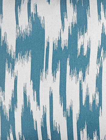 Tenda jacquard con motivo ikat in filati upcycled