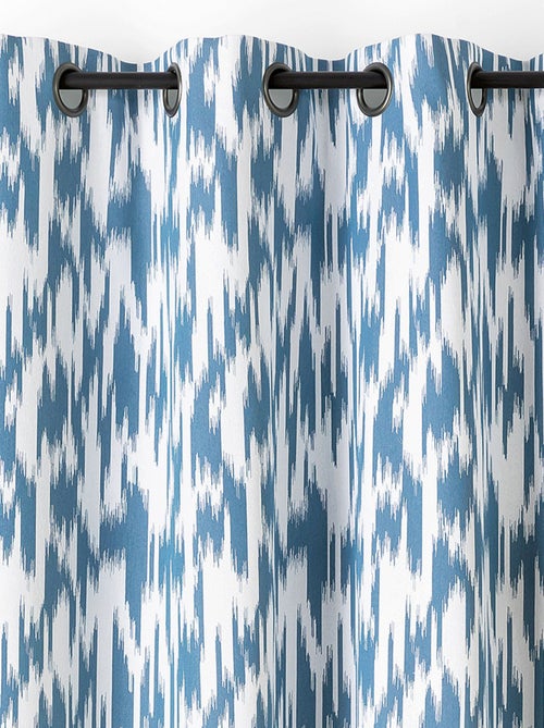 Tenda jacquard con motivo ikat in filati upcycled - Kiabi Tenda jacquard con motivo ikat in filati upcycled - Kiabi