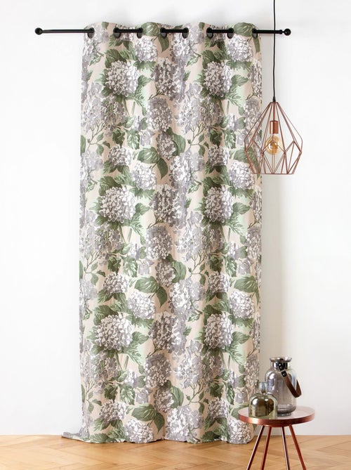 Tenda jacquard con motivo ortensia - Kiabi