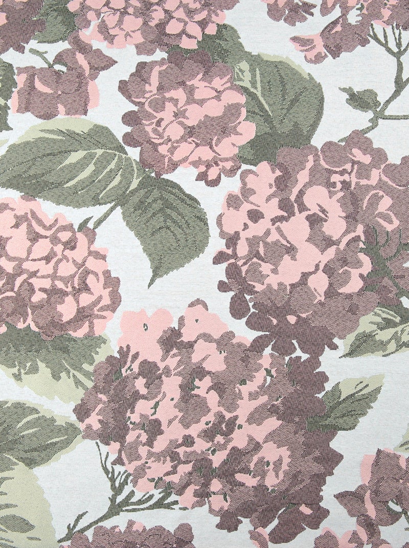 Tenda jacquard con motivo ortensia Rosa - Kiabi