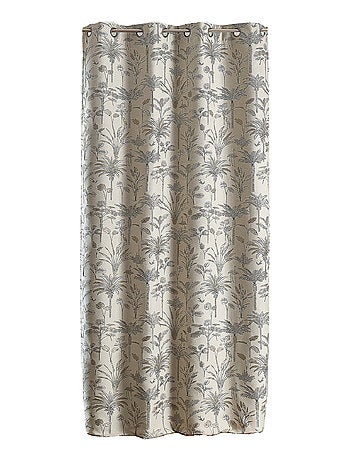 Tenda Jacquard con palme esotiche