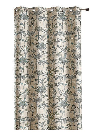 Tenda Jacquard con palme esotiche
