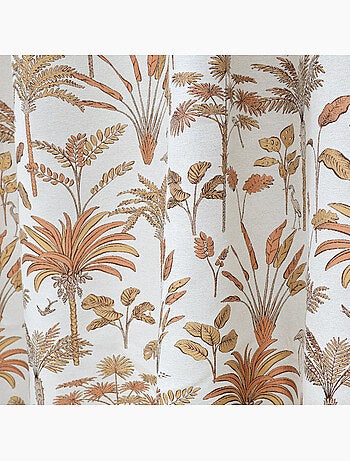 Tenda Jacquard con palme esotiche