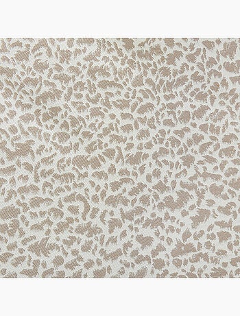 Tenda jacquard con texture astratta e occhielli