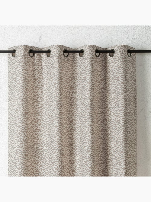 Tenda jacquard con texture astratta e occhielli - Kiabi